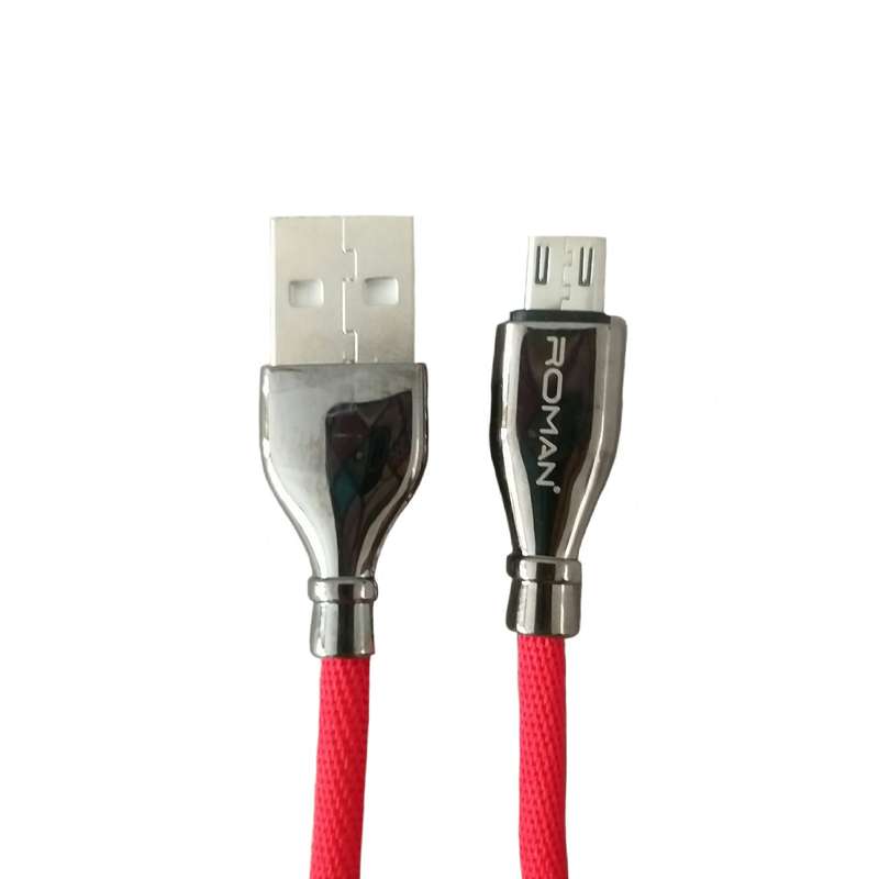 کابل تبدیل usb به micro usb رومن مدل A45J طول 1 متر