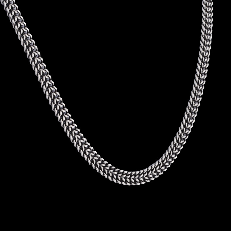 زنجیر نقره مردانه مایا ماهک مدل MSM379