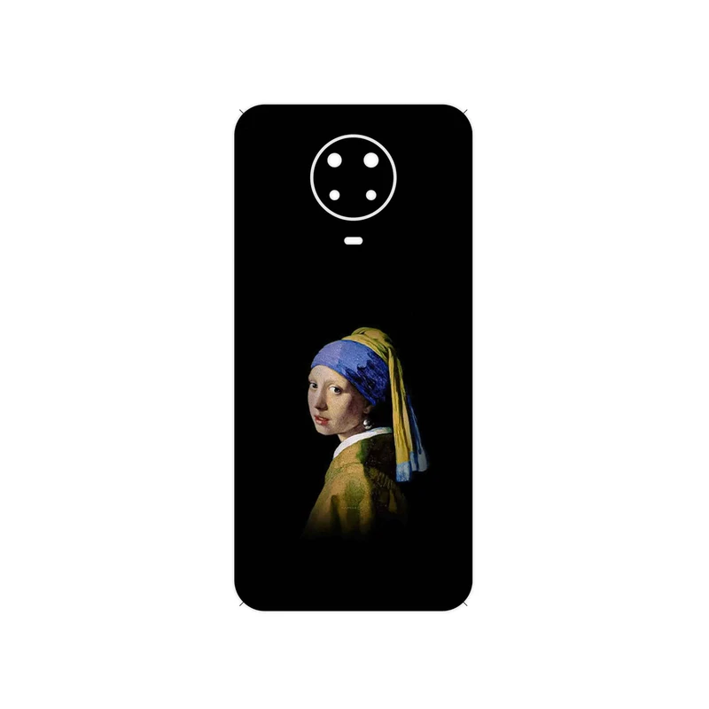 برچسب پوششی ماهوت مدل Girl with a Pearl Earring of Vermeer مناسب برای گوشی موبایل نوکیا G20