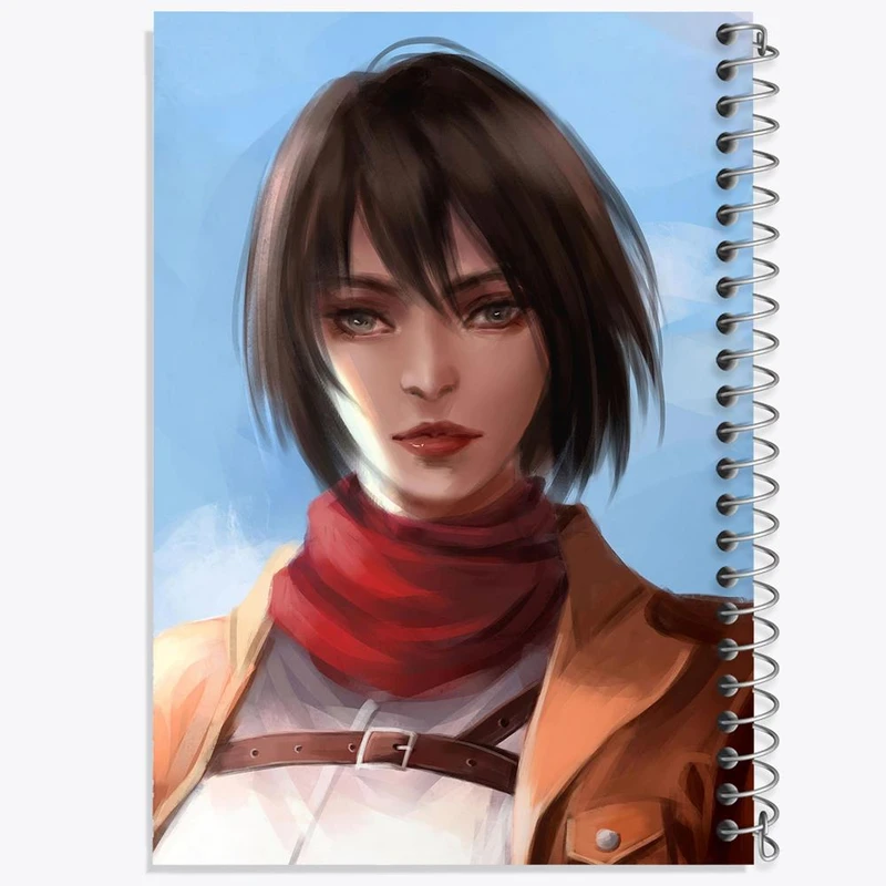 دفتر نت موسیقی 50 برگ خندالو مدل میکاسا اکرمن انیمه اتک آن تایتان Attack on Titan کد 18549