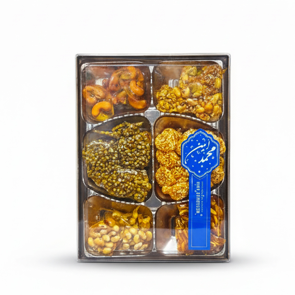سوهان عسلی 6 مغز محمد امین - 500 گرم