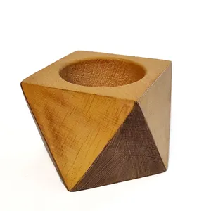 گلدان دکوری مدل چوبی کد G.100