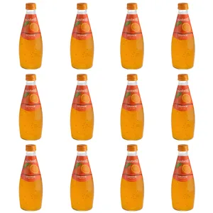 نوشیدنی تخم شربتی با طعم پرتقال باستلو - 300 میلی لیتر بسته 12 عددی