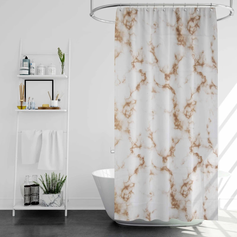 پرده حمام پیسو مدل BZ-41 سایز  180×200 سانتی متر