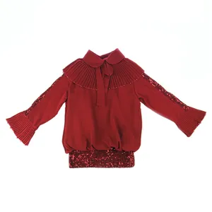 بلوز دخترانه مدل مروارید کد BT271GK