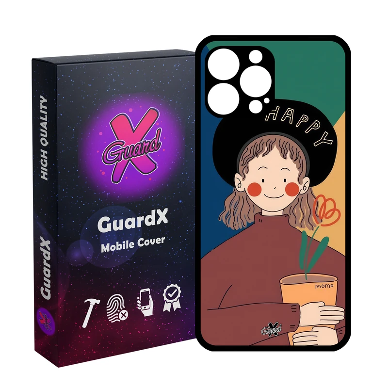 کاور گارد ایکس طرح دختر مدل Glass10630 مناسب برای گوشی موبایل اپل iPhone 13 Pro Max