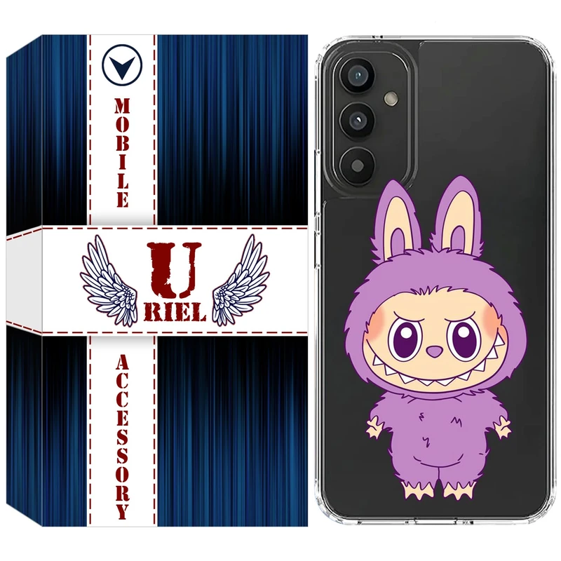 کاور یوریل مدل Clear کد 150 طرح لبوبو Labubu مناسب برای گوشی موبایل سامسونگ Galaxy A05S / M14 4G