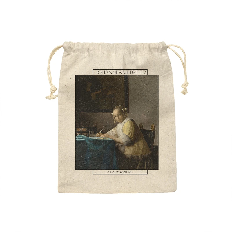 کیسه نان و سبزی ترمه طراحان ایده مدل خانمی در حال نوشتن از ورمر کد art0558 - M