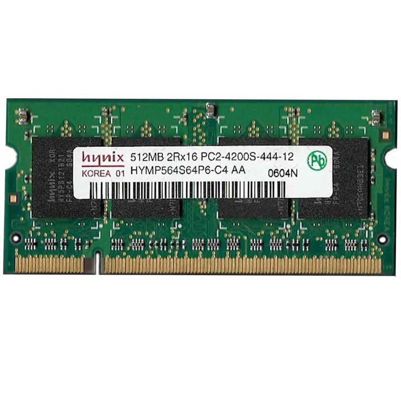  رم لپ تاپ DDR2 دو کاناله 533 مگاهرتز CP6 هاینیکس مدل 4200s ظرفیت 512 مگابایت