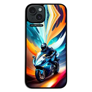AKAM AMC-WA15PLUS-MOTORCYCLE-6 Cover For Apple iPhone 15 Plus