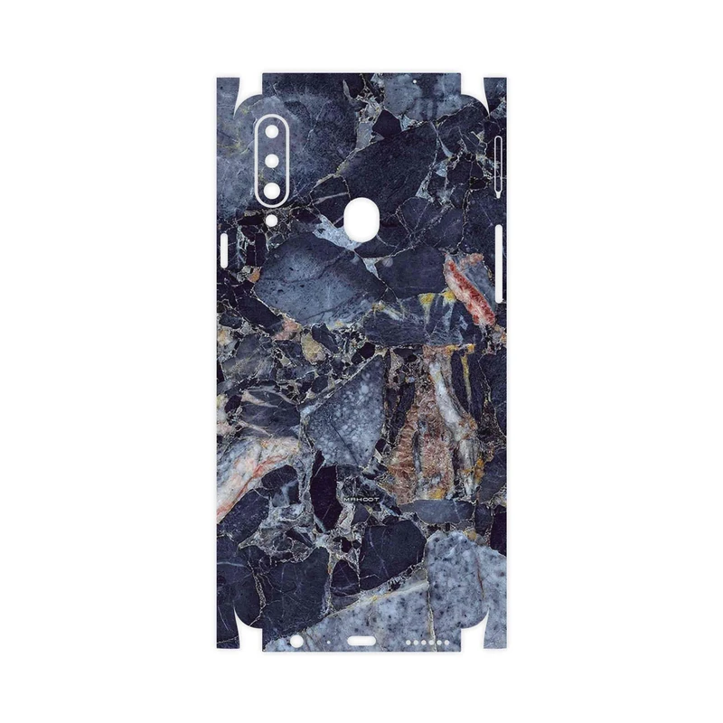 برچسب پوششی ماهوت مدل Broken black marble-FullSkin مناسب برای گوشی موبایل سامسونگ Galaxy A20s