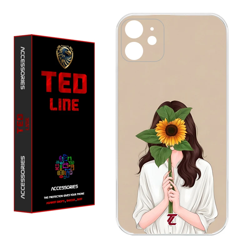 کاور تدلاین طرح دختر آفتابگردان کد 1153 مناسب برای گوشی موبایل اپل Iphone 11