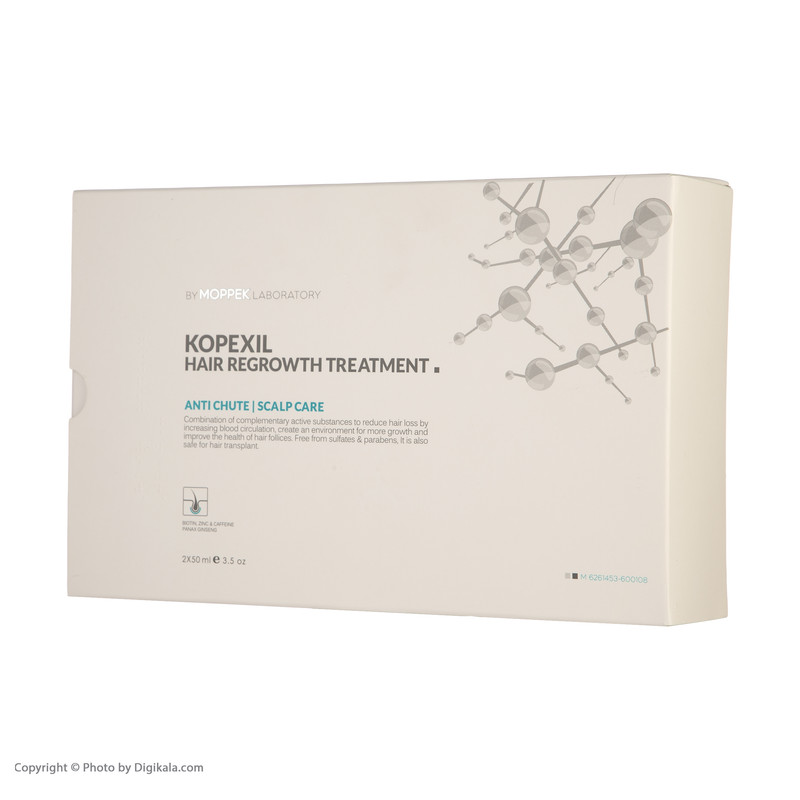لوسیون ضد ریزش مو موپک مدل kopexil حجم 50 میلی لیتر مجموعه دو عددی