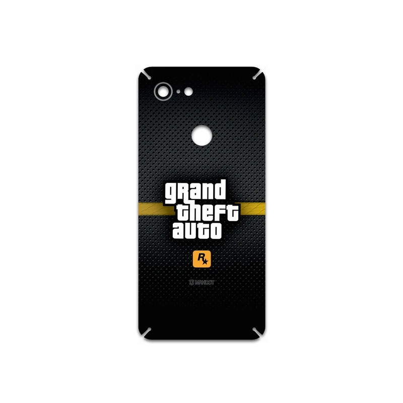 برچسب پوششی ماهوت مدل Gta-Game مناسب برای گوشی موبایل گوگل Pixel 3