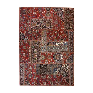 کلاژ فرش دستبافت سه متری مدل چهل تکه کد N.K.P.CO.C14