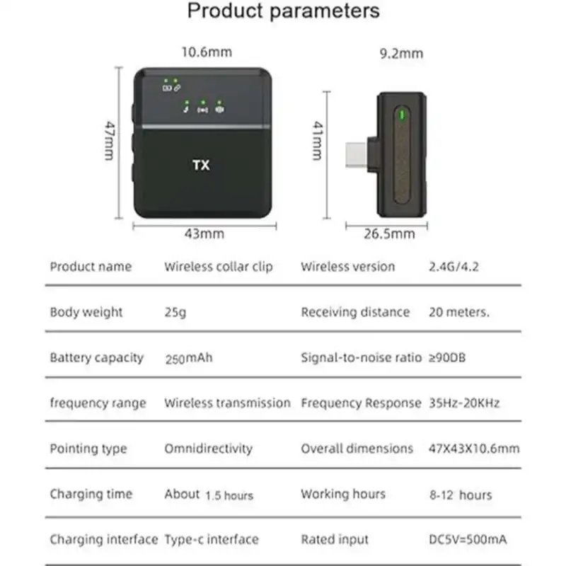 میکروفن یقه ای مدل answer SX8
