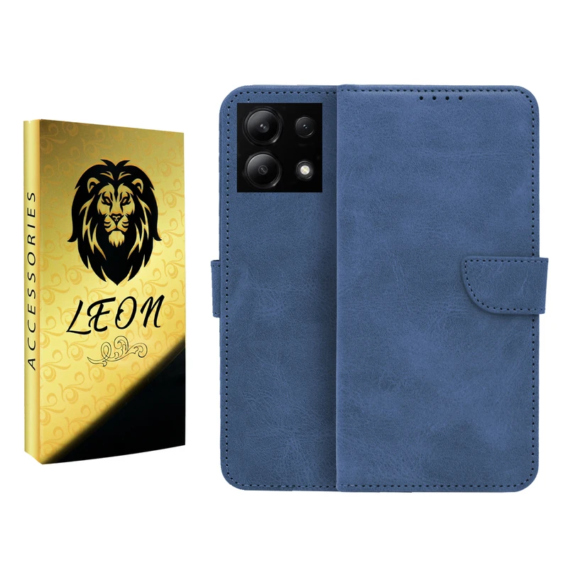 کیف کلاسوری لئون مدل Bers Oro مناسب برای گوشی موبایل شیائومی Redmi Note 13 4G