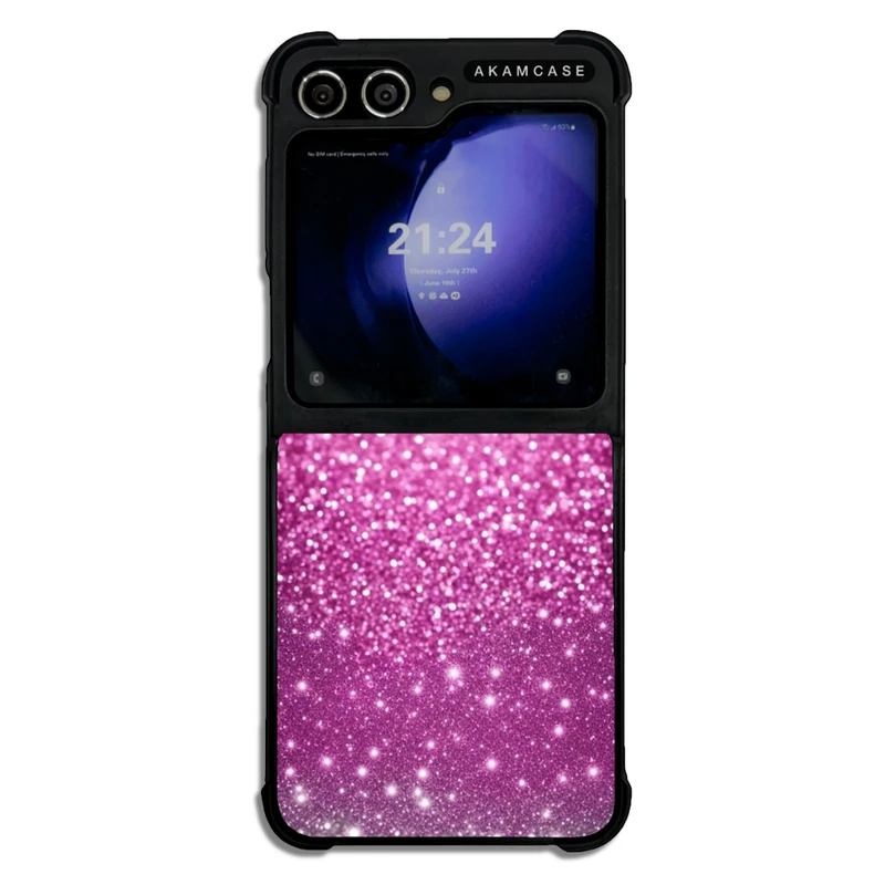 کاور آکام مدل AMC-WSGZFLIP5-SPARKLY-15 مناسب برای گوشی موبایل سامسونگ Galaxy Z Flip 5