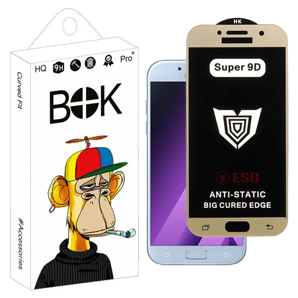 محافظ صفحه نمایش بوک مدل Super 9D Celsor مناسب برای گوشی موبایل سامسونگ Galaxy a520 / a5 2017