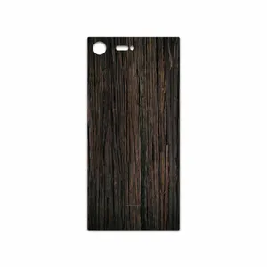 MAHOOT Burned Wood Cover Sticker for Sony Xperia XZ Premium