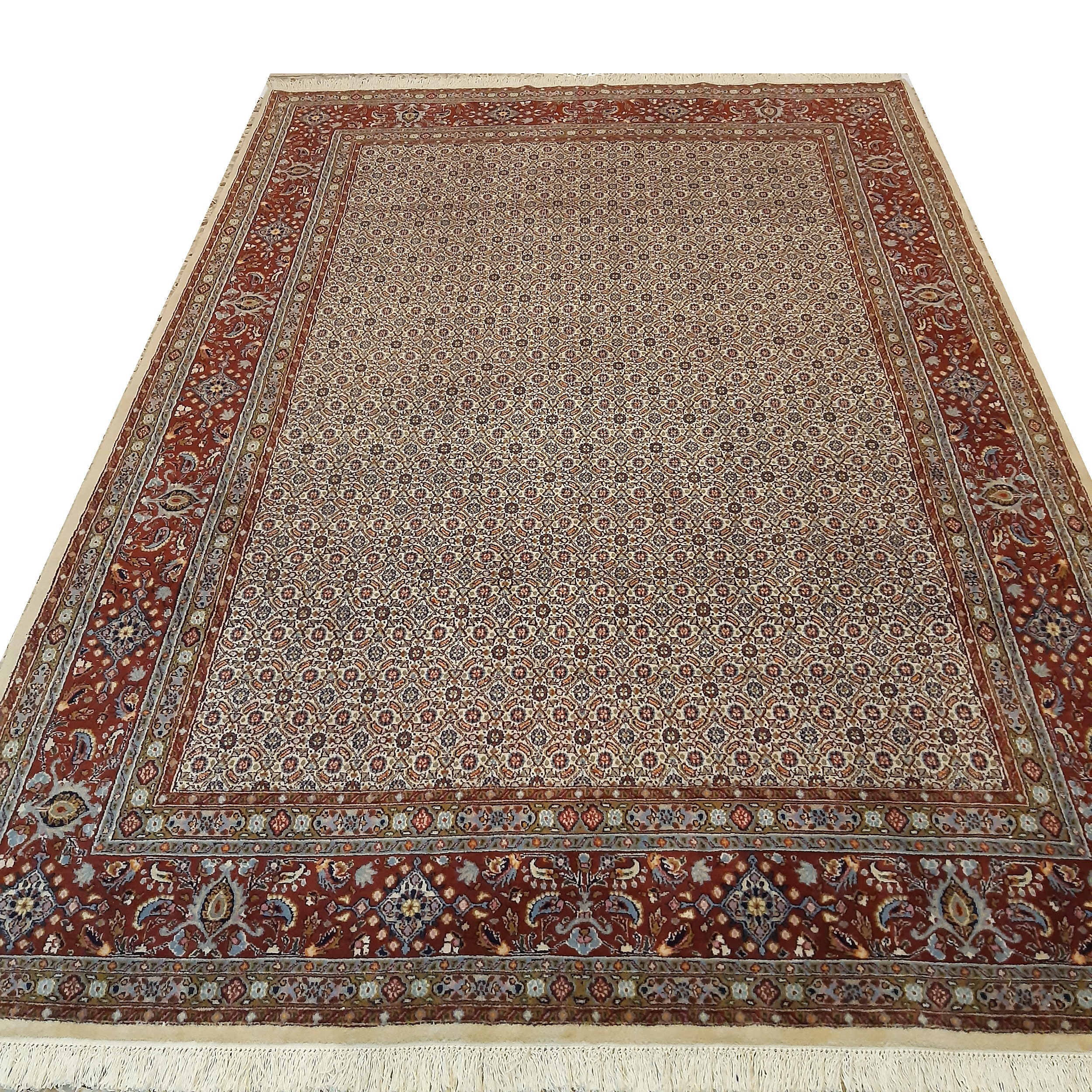 فرش دستباف شش متری طرح ماهی سراسر کد1420