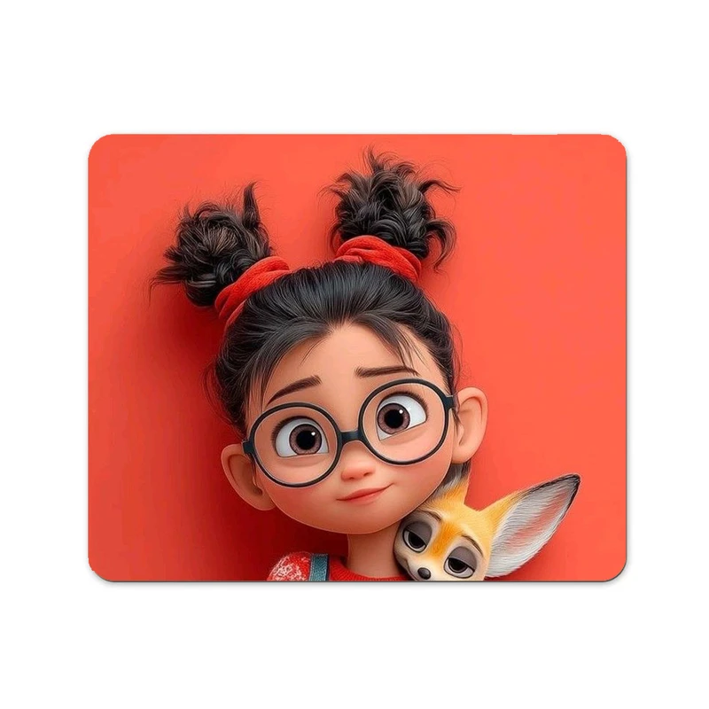 ماوس پد پاد آفرین طرح دختر کد 950 سایز 19*24 سانتی متر