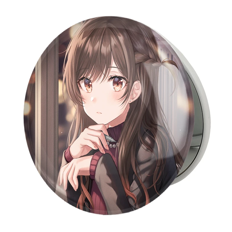 آینه جیبی خندالو طرح چیزورو ایچینوز انیمه کانوجواوکاری مدل تاشو کد 18198 