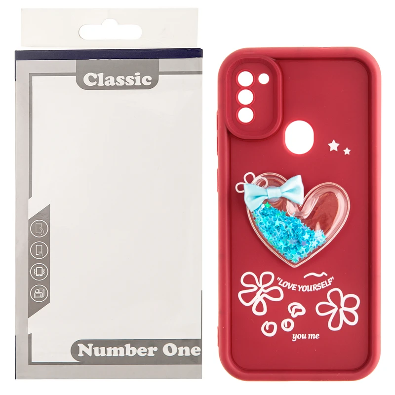 کاور کلاسیک طرح سولید قلبی مدل پُرستاره کد KHO.966 مناسب برای گوشی موبایل سامسونگ GALAXY A11