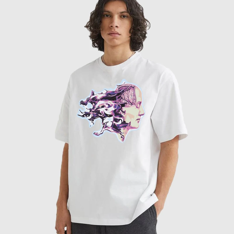 تی شرت آستین کوتاه مردانه مدل تفکر عمیق z479