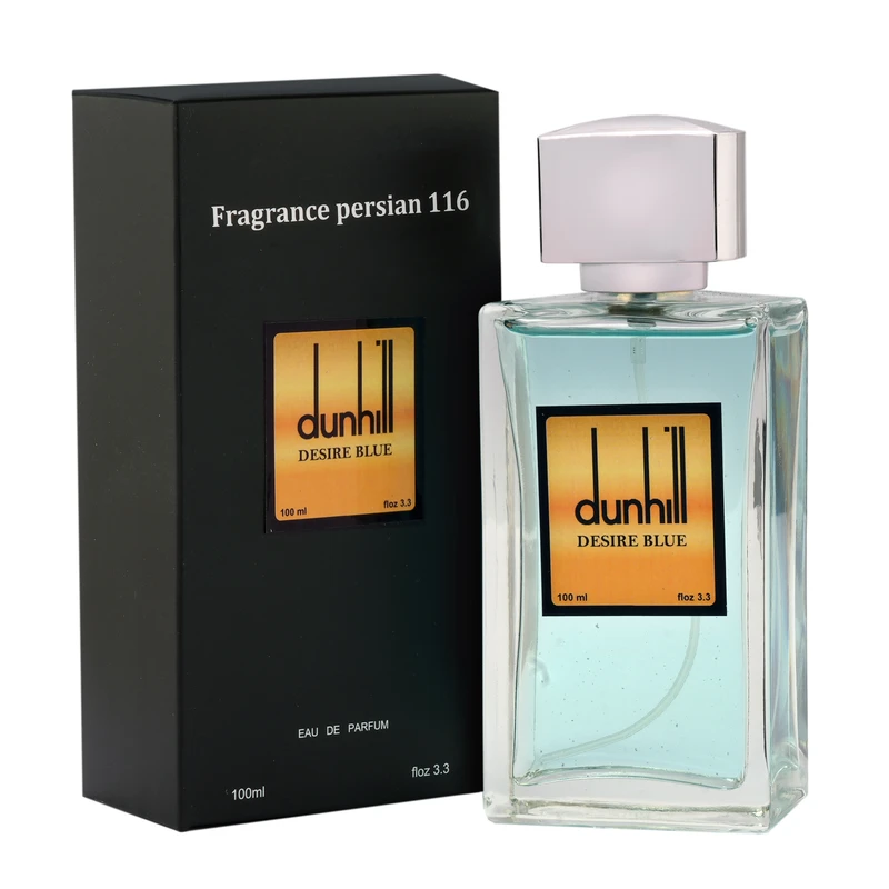 ادو پرفیوم مردانه فراگرنس پرشیا 116 مدل دیزایر بلو با رایحه خنک حجم 100 میلی لیتر