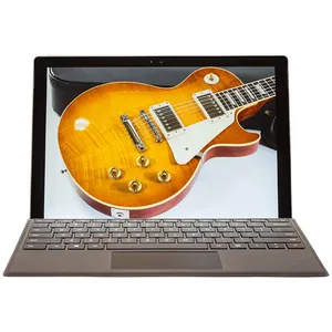 تبلت مایکروسافت مدل Surface Pro 2017 - A به همراه کیبورد مشکی و کیف چرم صنوبر  - ظرفیت 128 گیگابایت
