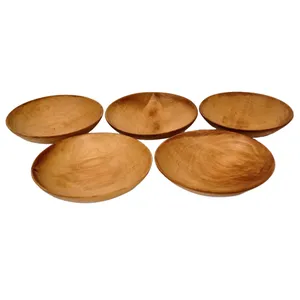 کاسه چوبی مدل راش بسته 5 عددی