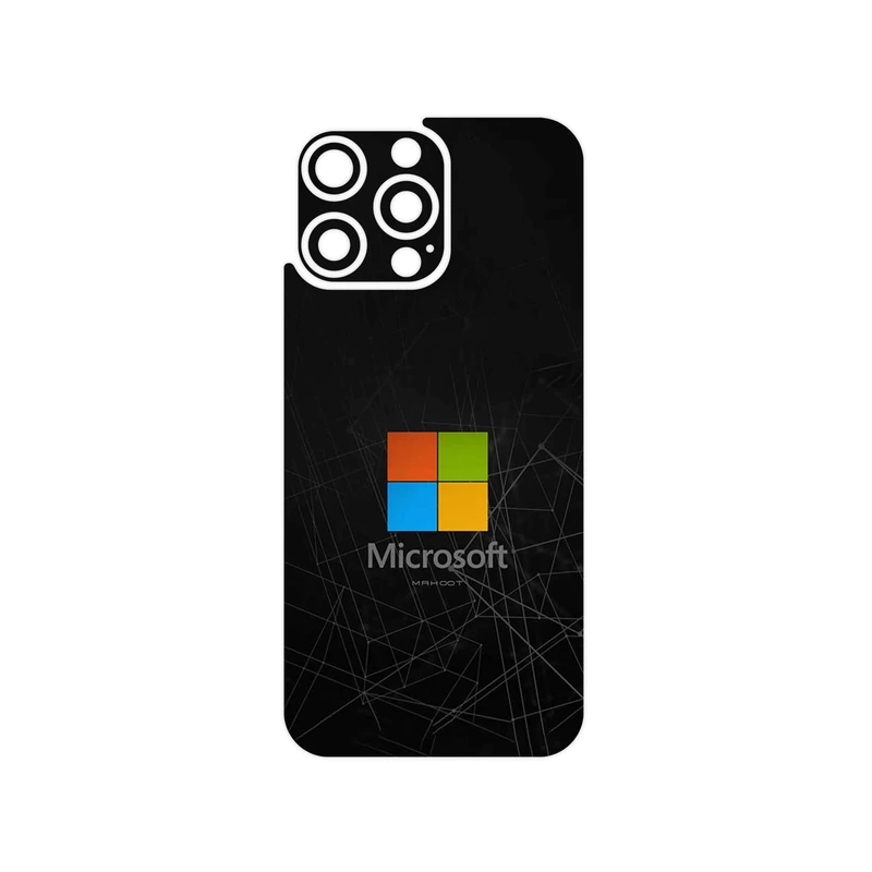 برچسب پوششی ماهوت مدل Microsoft_Logo مناسب برای گوشی موبایل اپل iPhone 16 Pro Max