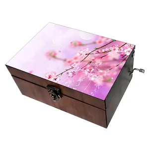 جعبه موزیکال مدل گل کد B295