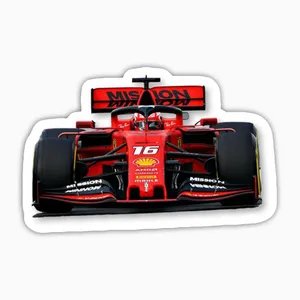 استیکر لپ تاپ و موبایل بووم طرح ماشین مدل F1 Mission کد AG5