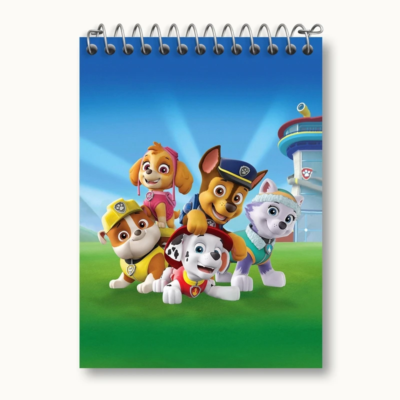 دفتر یادداشت 50 برگ خندالو مدل سگ های نگهبان Paw Patrol کد 4724