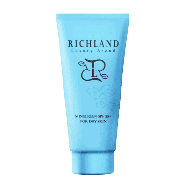 کرم ضد آفتاب رنگی صورت ریچلند SPF 50 مدل tinted ‌محافظ در برابر اشعه UVA و UVB مناسب برای پوست خشک حجم 40 میلی‌لیتر