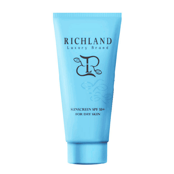 کرم ضد آفتاب رنگی صورت ریچلند SPF 50 مدل tinted ‌محافظ در برابر اشعه UVA و UVB مناسب برای پوست خشک حجم 40 میلی‌لیتر