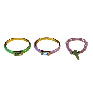 انگشتر زنانه مدل E2279 مجموعه سه عددی