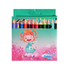 مداد رنگی 12 رنگ طرح هواپیما کد 0017