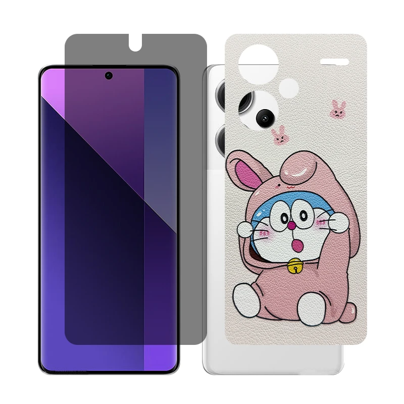 محافظ صفحه نمایش حریم شخصی گلس مدل Together مناسب برای گوشی موبایل شیائومی Redmi Note 13 Pro Plus به همراه برچسب پوششی پشت گوشی