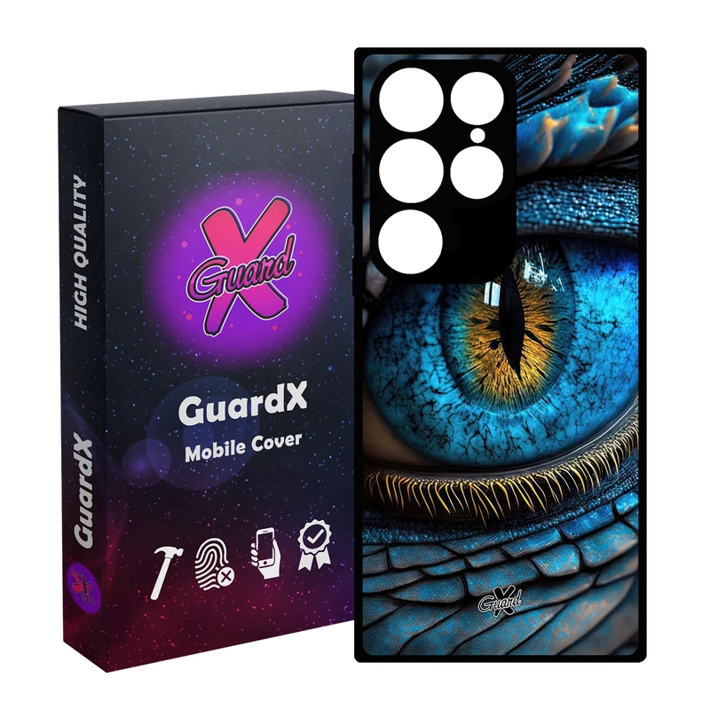 کاور گارد ایکس طرح چشم مدل Glass10620 مناسب برای گوشی موبایل سامسونگ Galaxy S24 Ultra