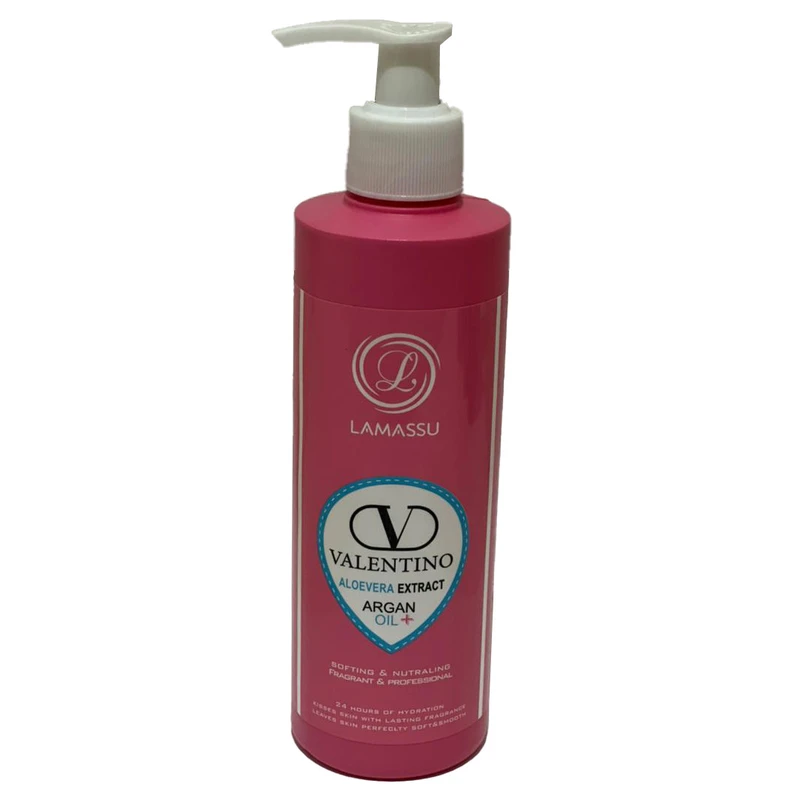 کرم آبرسان لاماسو مدل VALENTINO حجم 250 میلی لیتر