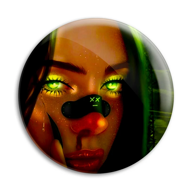  پیکسل پرمانه طرح Billie Eilish کد pm.8403