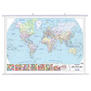 نقشه جهان جدید انتشارات گیتاشناسی نوین کد A.P1297