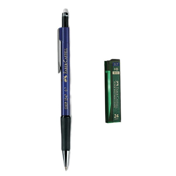 مداد نوکی 0.7 میلی متری فابر کاستل مدل Grip 1347 به همراه نوک