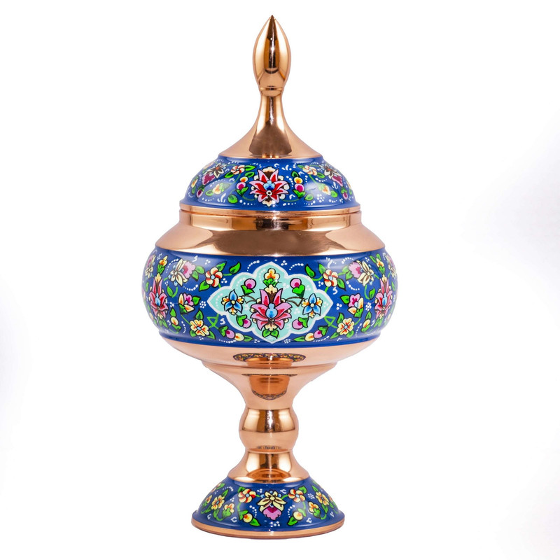 شکلات خوری مسی مدل پایه دار کد sh-001