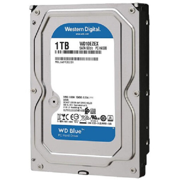 هارد دیسک اینترنال وسترن دیجیتال مدل WD BLUE WD10EZEX-00BBHA0 ظرفیت 1 ترابایت
