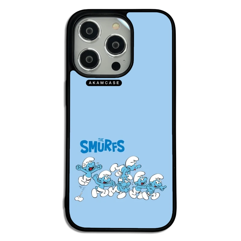 کاور آکام مدل AMC-WA14PRO-SMURFS-27 مناسب برای گوشی موبایل اپل iPhone 14 Pro