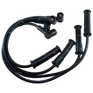 وایر شمع والئو مدل سیلیکونی مناسب برای پراید ساژم بسته 4 عددی